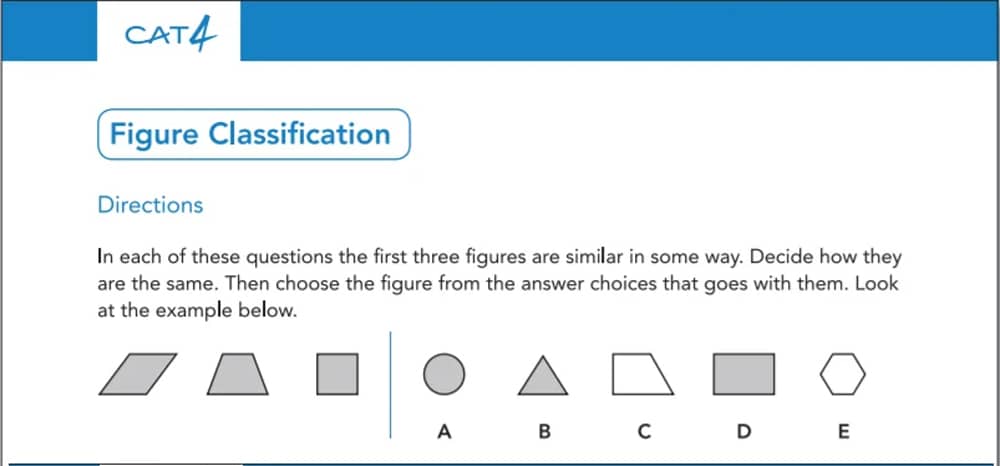 آزمون CAT4 چیست؟ (Cognitive Abilities Test)